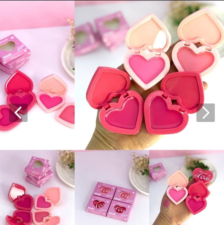 رژگونه قلبی چرب