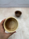 پیاله چوبی طرح قدیم