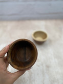 پیاله چوبی طرح قدیم